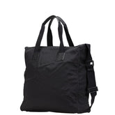 グッチ シェリーライン インターロッキングG ハンドバッグ ショルダーバッグ 181063 ブラック ナイロン レザー レディース GUCCI 【中古】